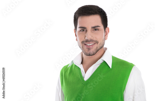 Photo: Gesicht: Business Mann lachend und erfolgreich Gesicht: Business Mann lachend und erfolgreich