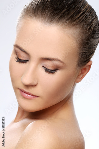 Photo: Beautiful girl with perfect face Beautiful girl with perfect face