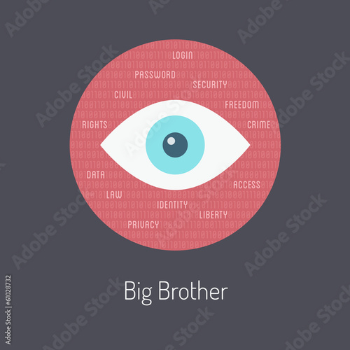 Vector: Big brother is watching you Big brother is watching you