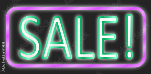 Vector: Sale Neon Schild #140203-svg04 Sale Neon Schild #140203-svg04