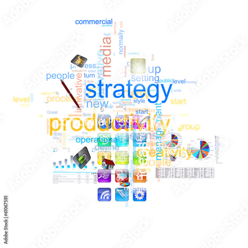 Illustration: Business collage Business collage