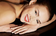 Portrait of beautiful topless caucasian woman. Portrait of beautiful topless caucasian woman.