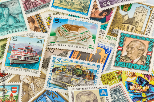 Photo: austrian stamps austrian stamps