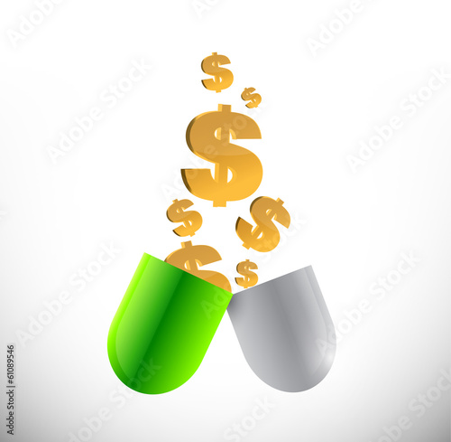 Illustration: medicine expensive prices concept illustration medicine expensive prices concept illustration