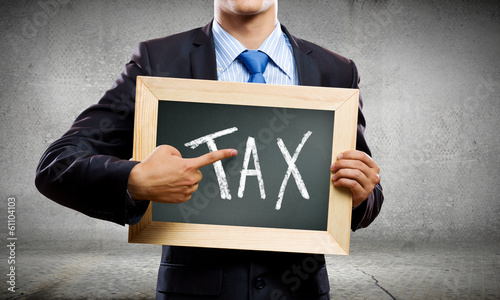 Photo: Tax pay Tax pay