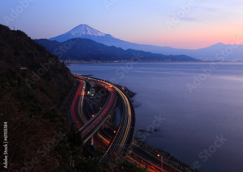 Photo: さつた峠の夜明け さつた峠の夜明け