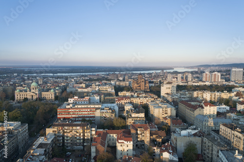 Photo: Panorama of Belgrade by day Panorama of Belgrade by day