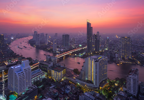 Photo: Bangkok, Thaïlande, fleuve Chao Phraya Bangkok, Thaïlande, fleuve Chao Phraya