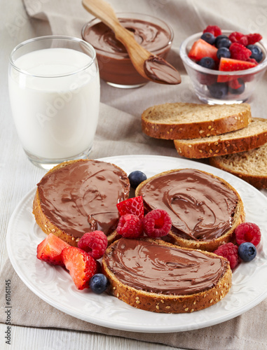 Photo: Chocolate cream Chocolate cream