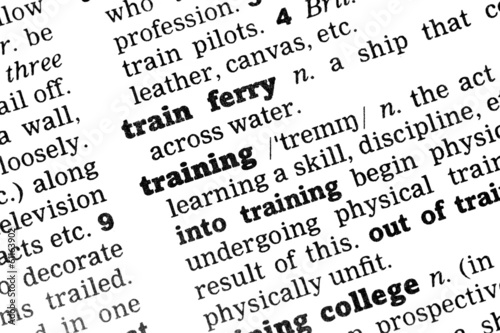 Photo: Training Dictionary Definition Training Dictionary Definition