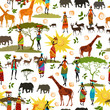 Ethnic African seamless texture Ethnic African seamless texture