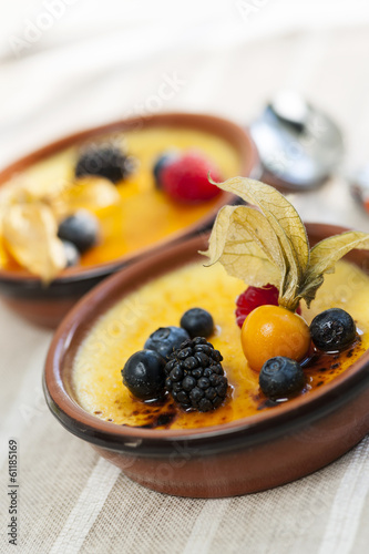 Photo: Creme brulee dessert Creme brulee dessert