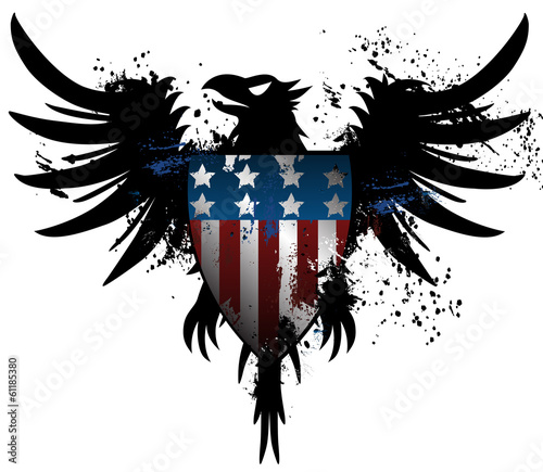 Illustration: American Grunge Eagle American Grunge Eagle