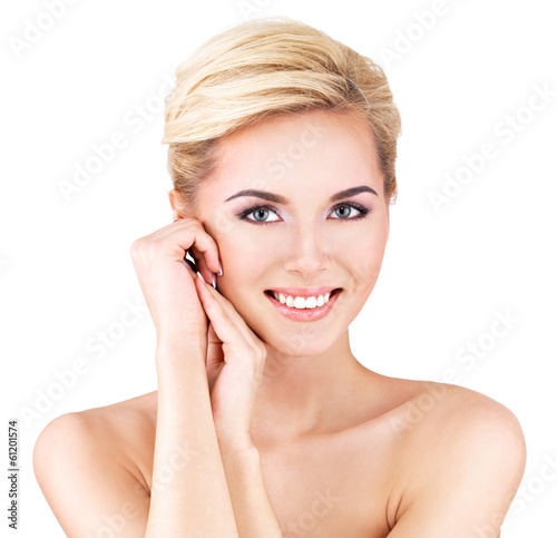 Photo: Beauty face of the young beautiful woman Beauty face of the young beautiful woman