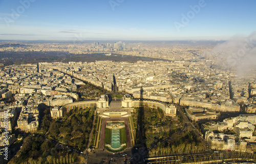 Photo: Paris, France - aerial city view Paris, France - aerial city view