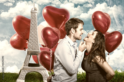 Photo: paris love couple paris love couple