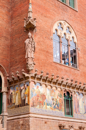 Photo: Hospital de la Santa Creu i de Sant Pau, Barcelona, Spain Hospital de la Santa Creu i de Sant Pau, Barcelona, Spain