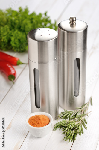 Photo: Salt and pepper Salt and pepper