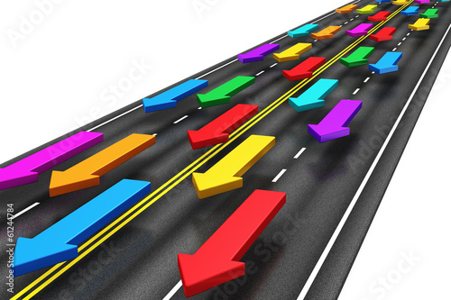 Illustration: Traffic on the road Traffic on the road
