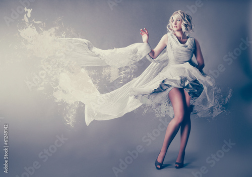 Photo: Marilyn Monroe with splash dress Marilyn Monroe with splash dress