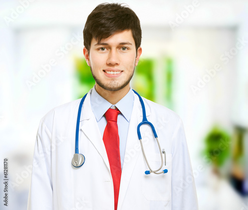Photo: Smiling young doctor Smiling young doctor
