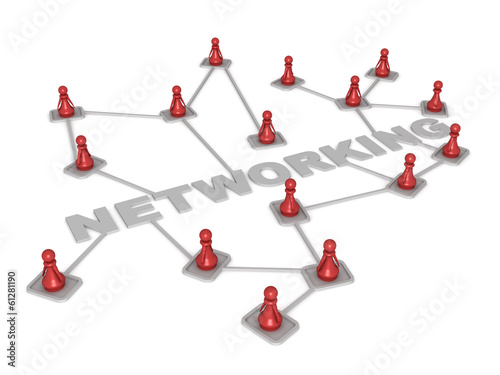 Illustration: Networking text Networking text