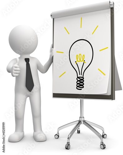 Illustration: Flipchart Idee Flipchart Idee