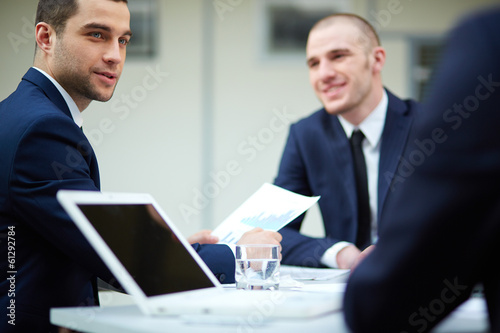 Photo: Business discussion Business discussion