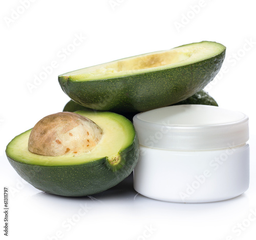Photo: Avocado and moisturizer cream Avocado and moisturizer cream