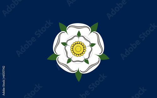 Illustration: yorkshire flag yorkshire flag