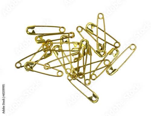 Photo: Group Of Small Safety Pins Group Of Small Safety Pins