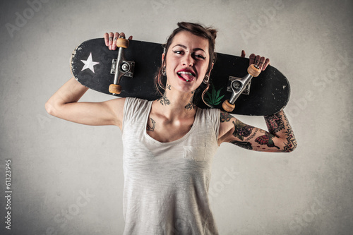 Photo: female skater female skater