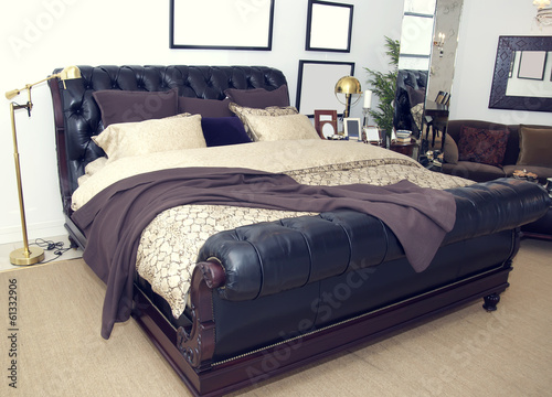 Illustration: comfortable and cozy white bedroom comfortable and cozy white bedroom
