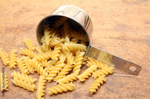 Photo: Pasta in measuring cup Pasta in measuring cup