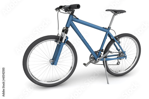 Illustration: Blaues Fahrrad Blaues Fahrrad