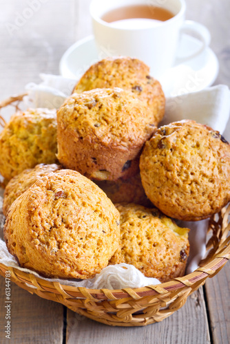 Photo: Pumpkin, pineapple and raisin muffins Pumpkin, pineapple and raisin muffins