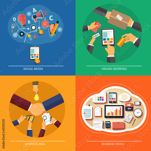 Vector: Icons for web design, seo, social media, online shopping Icons for web design, seo, social media, online shopping
