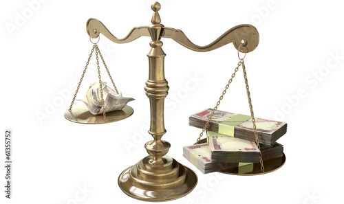 Illustration: Inequality Scales Of Justice Income Gap India Inequality Scales Of Justice Income Gap India