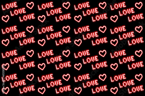 Illustration: love message background love message background