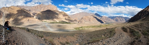 Photo: View from Zanskar valley - Zangla village View from Zanskar valley - Zangla village