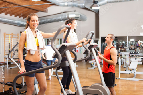 Photo: People working out in a gym People working out in a gym