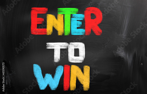 Photo: Enter To Win Concept Enter To Win Concept