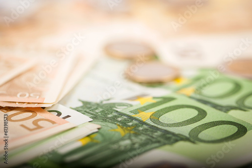 Photo: Euro Banknotes Euro Banknotes