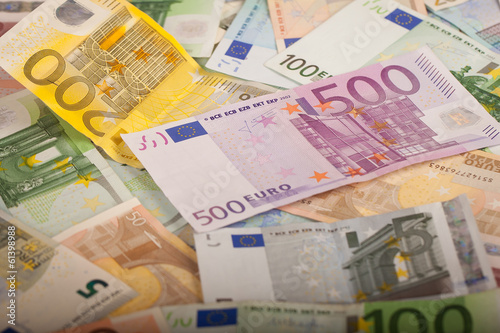 Photo: Euro Banknotes Euro Banknotes