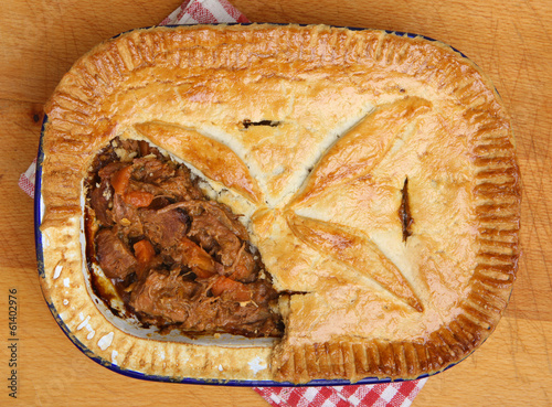 Photo: Steak and Vegetable Pie Steak and Vegetable Pie
