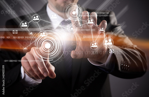 Photo: Modern wireless technology and social media Modern wireless technology and social media