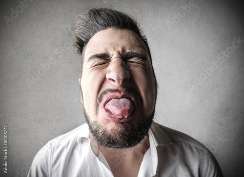 Photo: grimace grimace