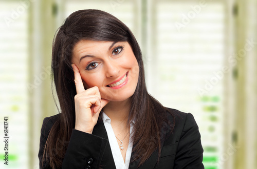 Photo: Smiling young woman Smiling young woman