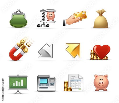 Vector: Money, Budget and Savings - Harmony Icon Set 04 Money, Budget and Savings - Harmony Icon Set 04