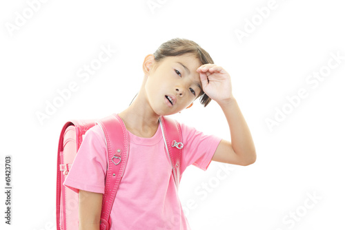 Photo: 疲れた女の子 疲れた女の子